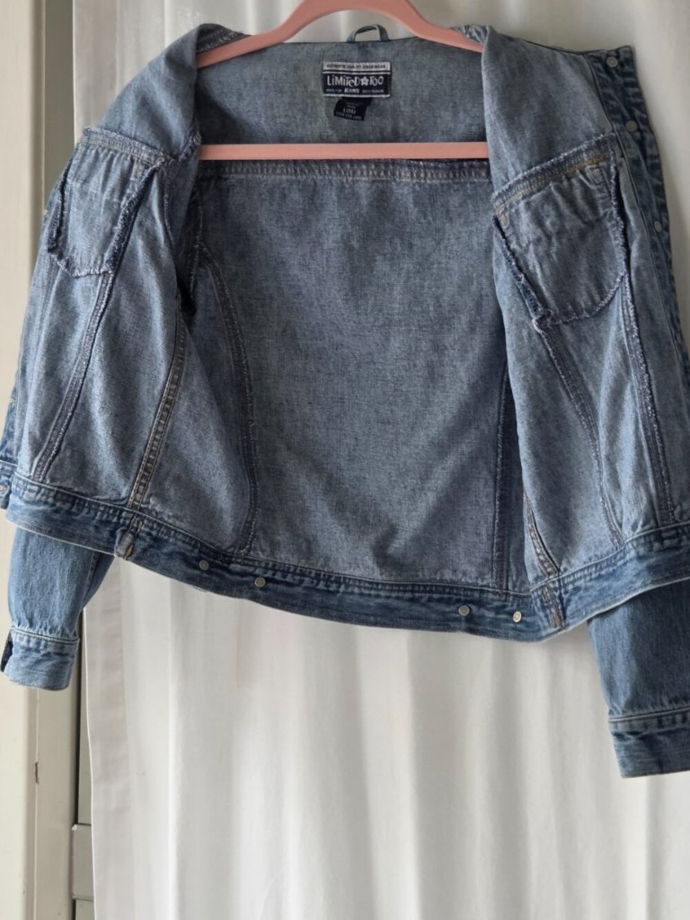 LIMITED TOO GIRLS DENIM JACKET - Picture 3 of 3